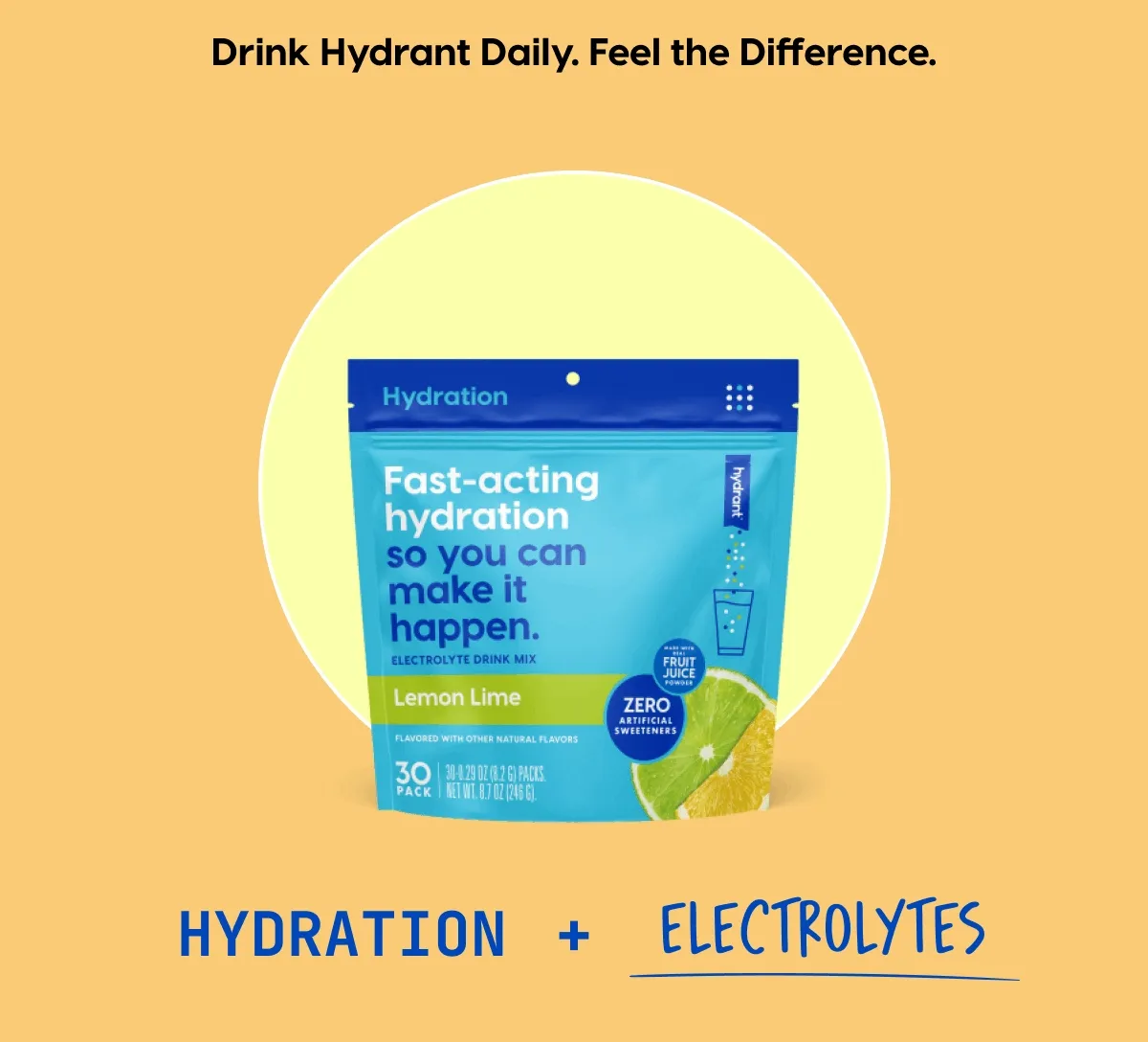 Drink Hydrant Daily. Feel the Difference.