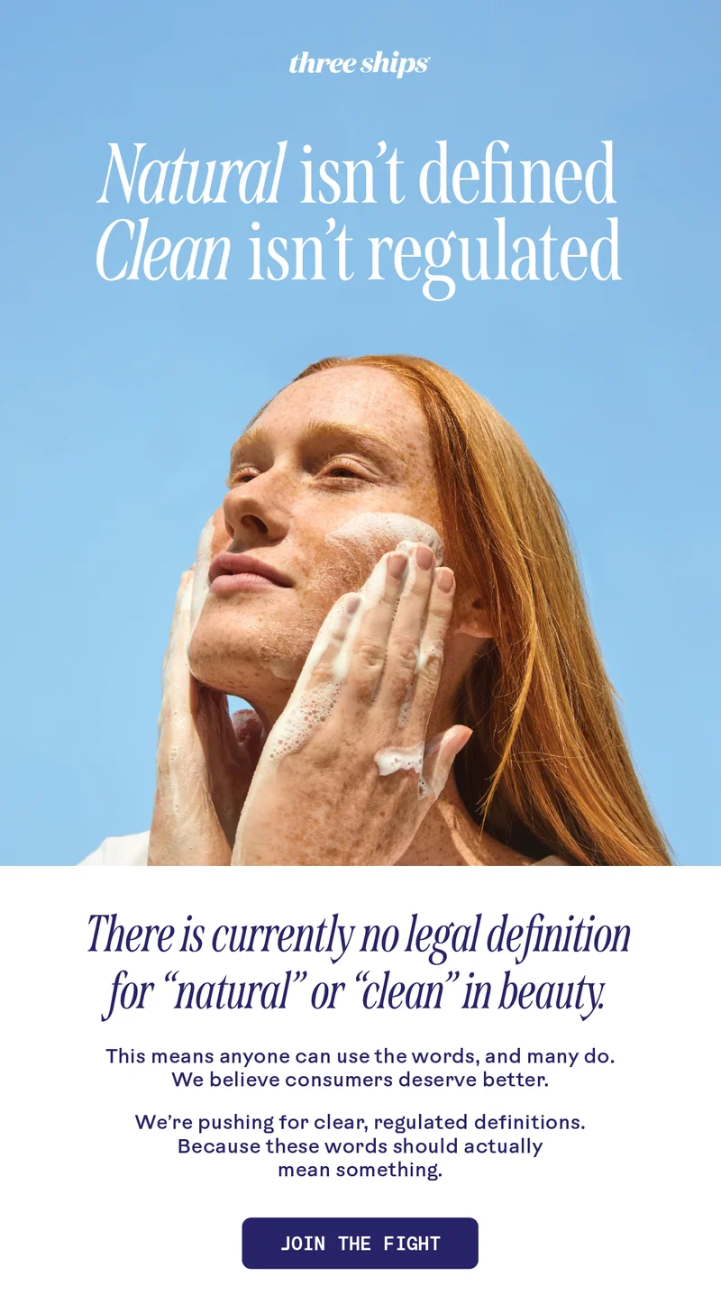 Natural isn't defined. Clean isn't regulated. Join the fight.