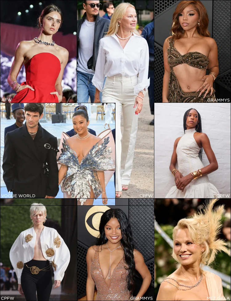 Collage of celebrities in Pandora Collage of celebrities in Pandora