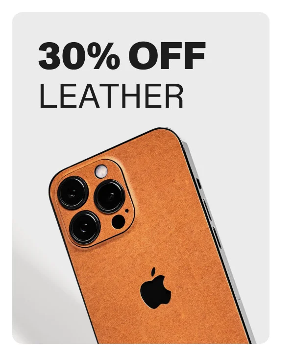 30% off Leather