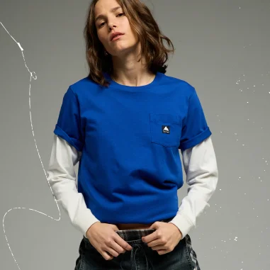 Image of the Colfax Short Sleeve T-Shirt in Jake Blue
