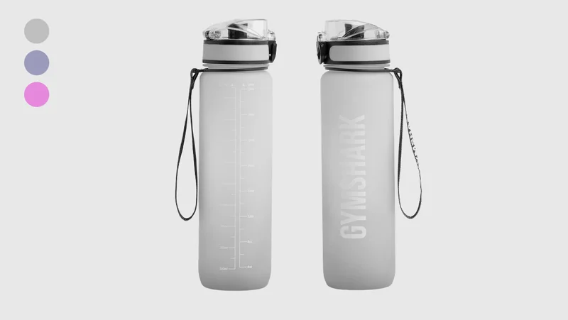 SPORTS BOTTLE - LIGHT GREY MARL.