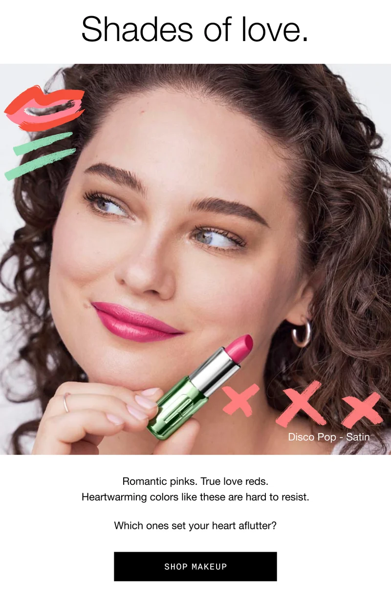 Shades of love. | Romantic pinks. True love reds. Heartwarming colors like these are hard to resist. Which ones set your heart aflutter? | SHOP MAKEUP