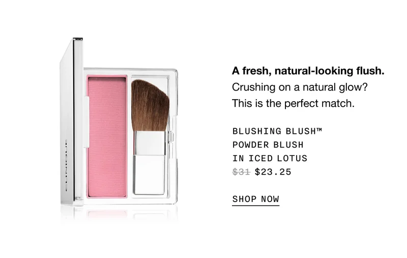 A fresh, natural-looking flush. Crushing on a natural glow? This is the perfect match. | Blushing Blush™ Powder Blush in Iced Lotus $23.25 | SHOP NOW