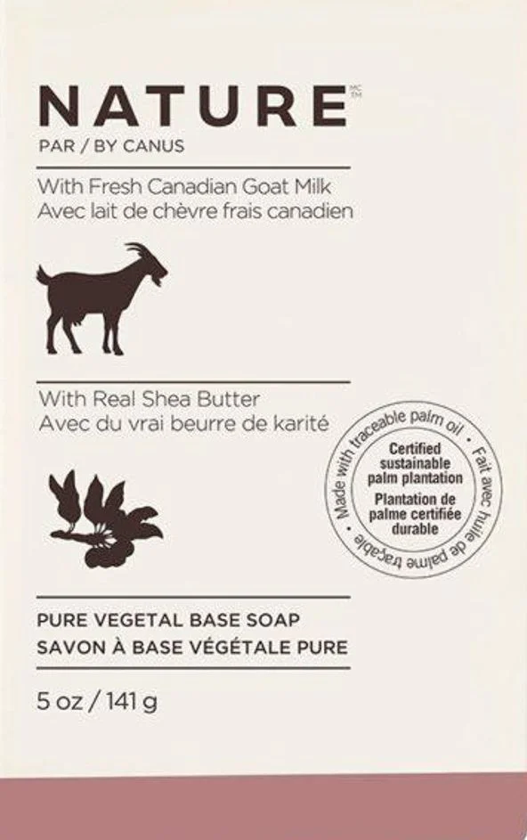 Image of Nature by Canus Goat's Milk Bar Soap - Shea Butter