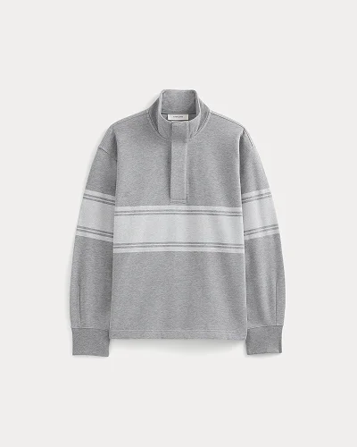 Image | Off-Duty Terry Pullover | Vintage Heather Grey / Bone