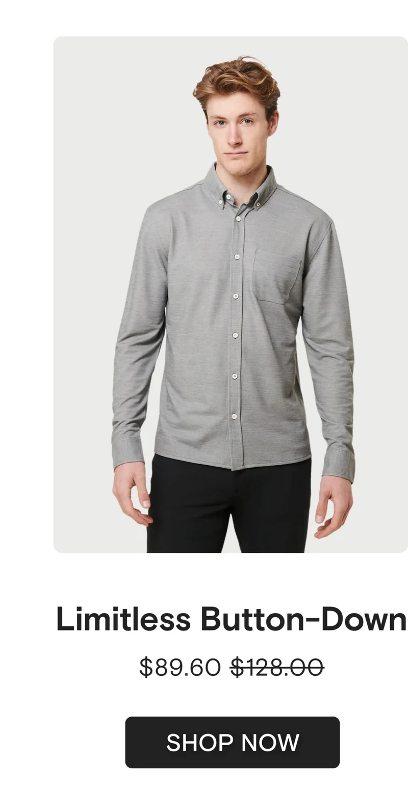 Limitless Merino Button-Down