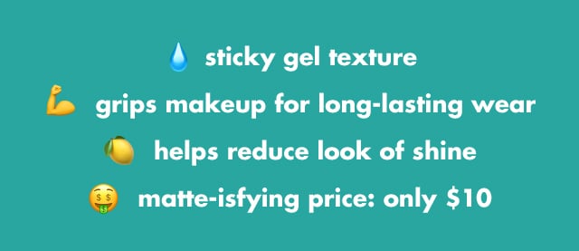 Help reduce look of shine Help reduce look of shine