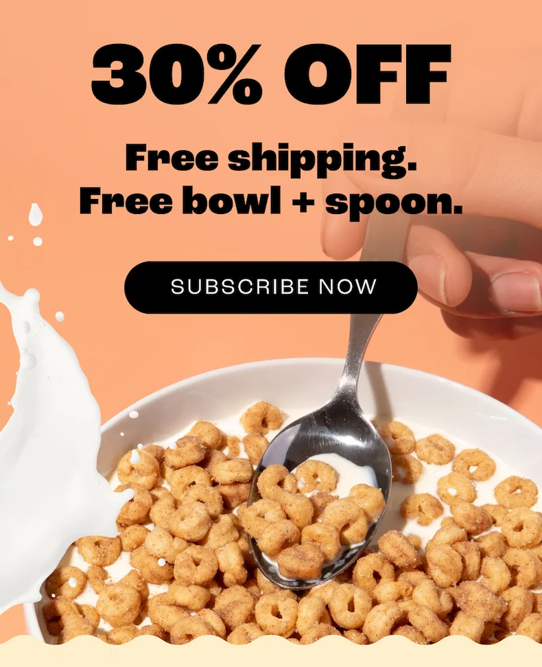 30% off. Free shipping. Free owl + spoon.