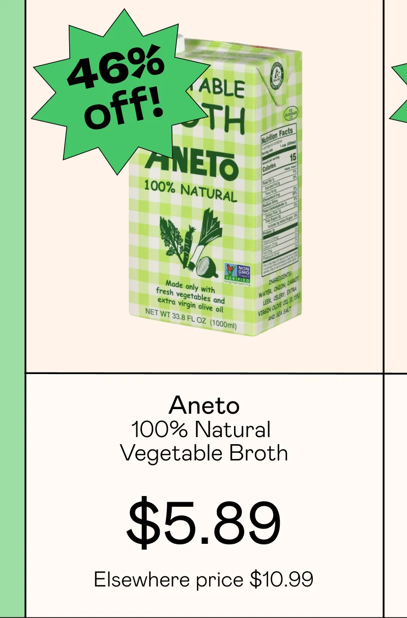 100% Natural Vegetable Broth