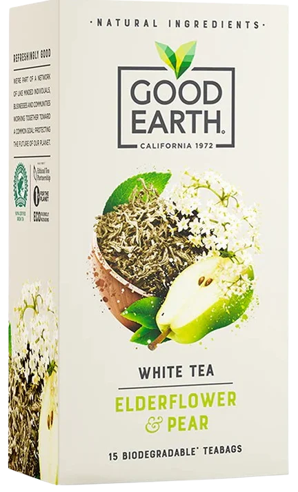 Image of Good Earth Elderflower & Pear White Tea