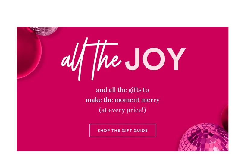 All the joy and all the gifts to make the moment merry (at every price!) | Shop the gift guide