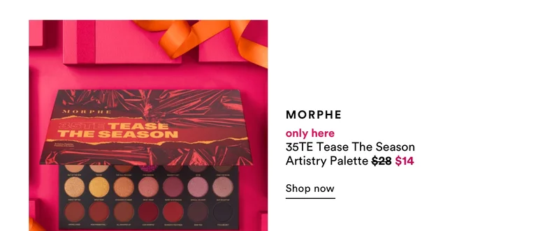 Morphe | Only here | 35TE Tease the Season Artistry Palette | $14 | Shop now