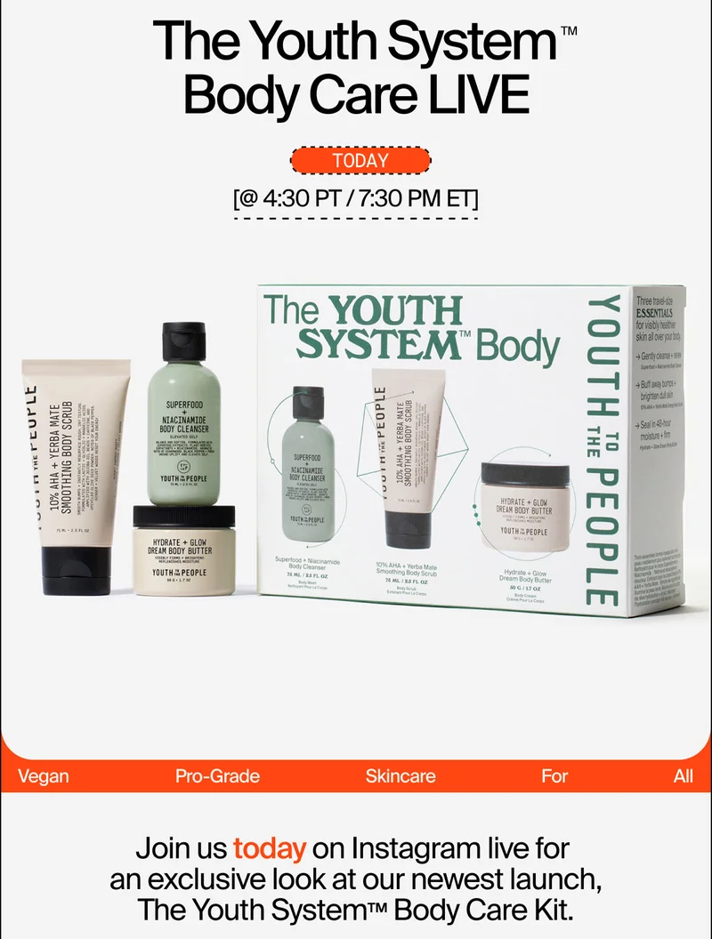 The Youth System Body Care Live