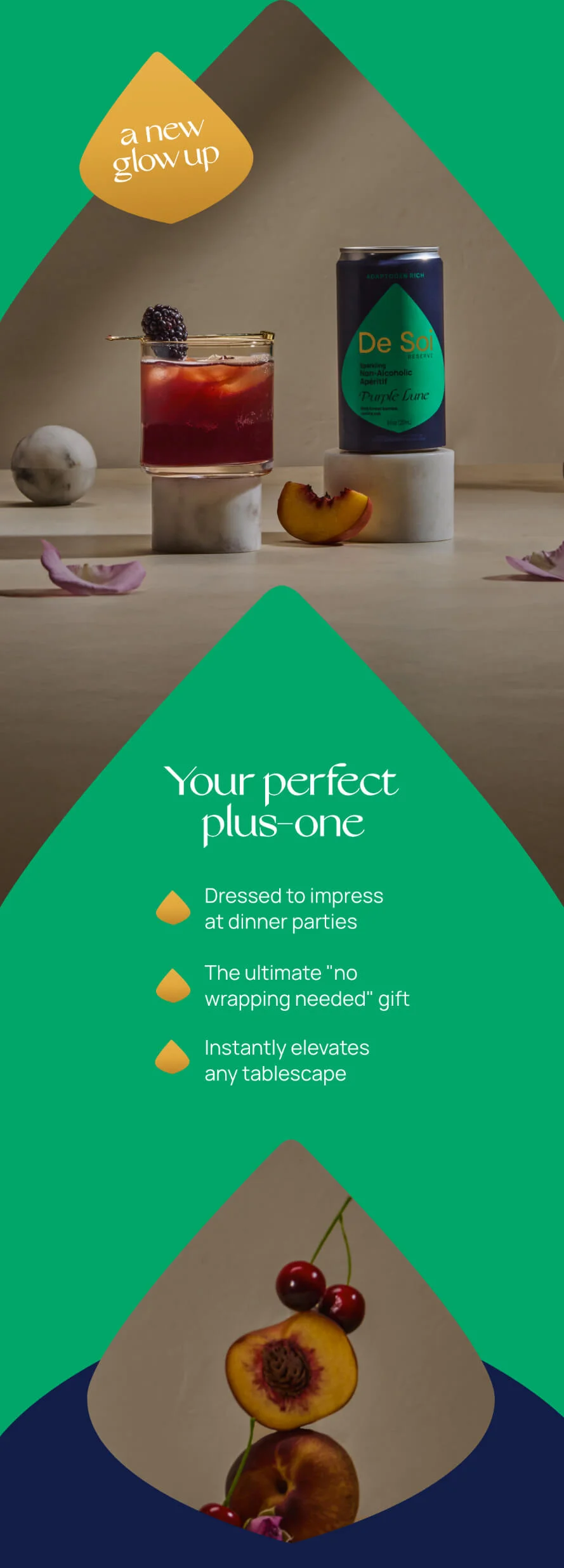 Your Perfect Plus-One | Dressed to impress at dinner parties, | the utlimate "no wrapping needed" gift, | instantly elevates any tablescape.