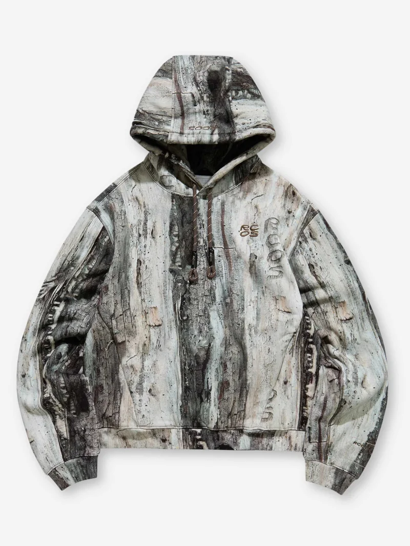 Image of RCOS Stack Logo Hoodie - Tree Bark