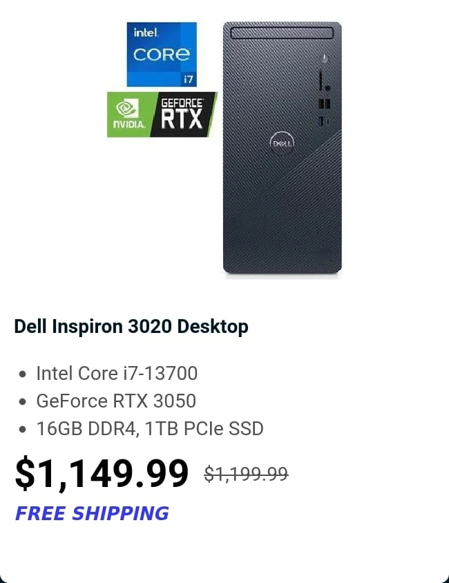 Dell Inspiron 3020 Desktop