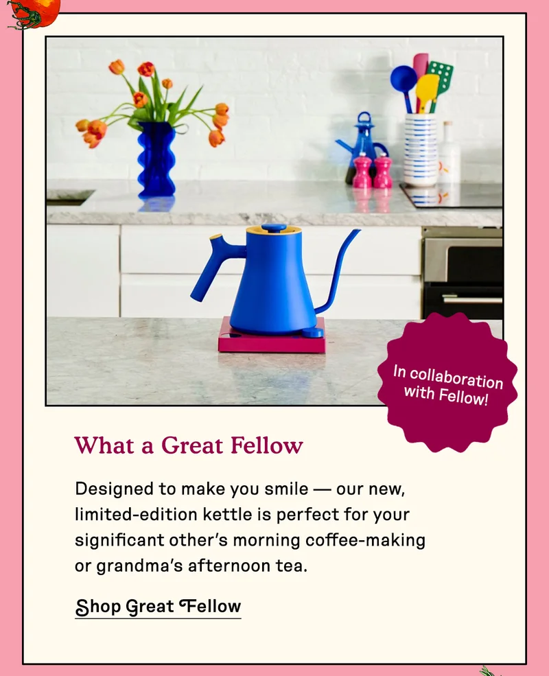 Shop Great Fellow - now available in Blueberry