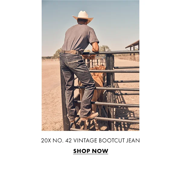20X No. 42 Vintage Bootcut Jean. Shop Now