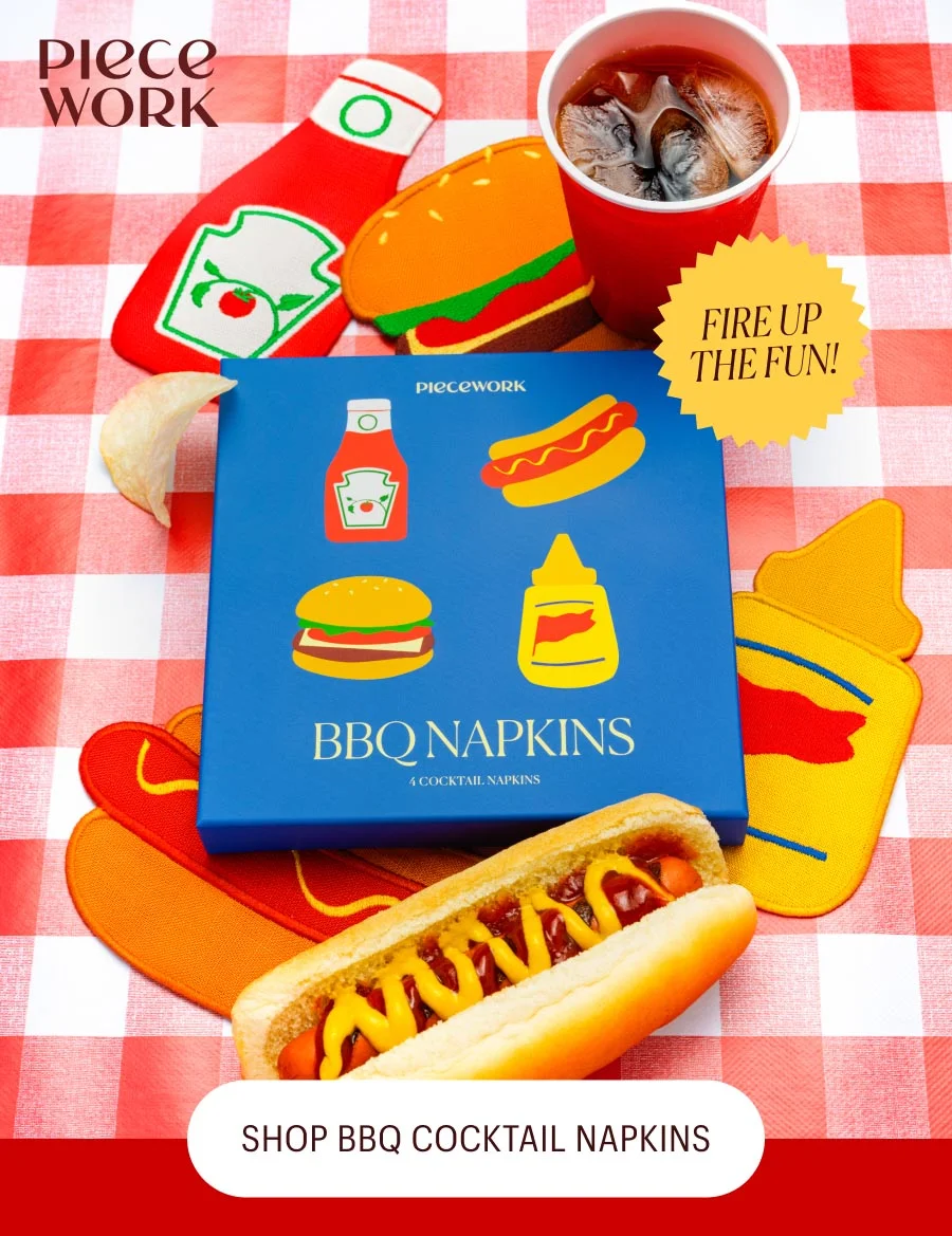 Piecework: New! Hot off the grill!!! Meet Condiment Chic