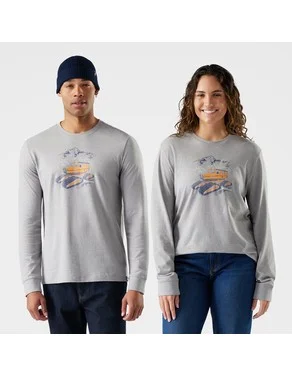 Snowcat Graphic Long Sleeve Graphic Tee