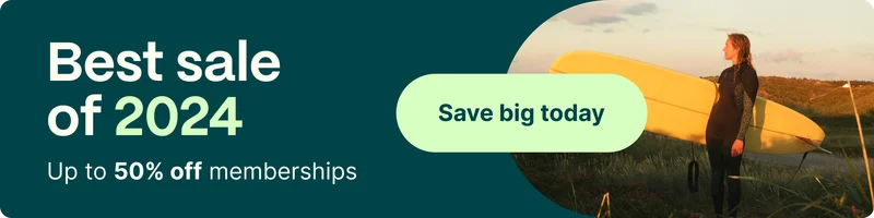 Best sale of 2024. Up to 50% off memberships. Save big today.