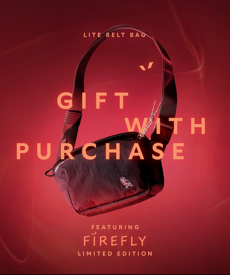 [Preheader] Lite Belt Bag [Headline] Gift with purchase [Subhead] Firefly limited edition