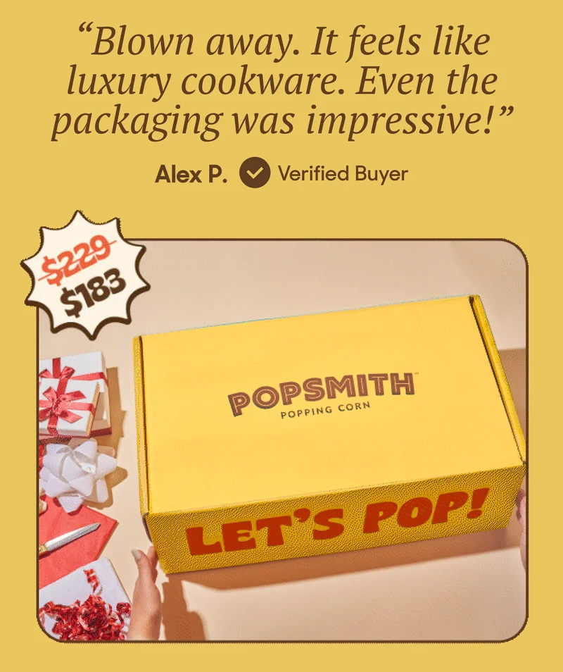 “Blown away. It feels like luxury cookware. Even the packaging was impressive!”