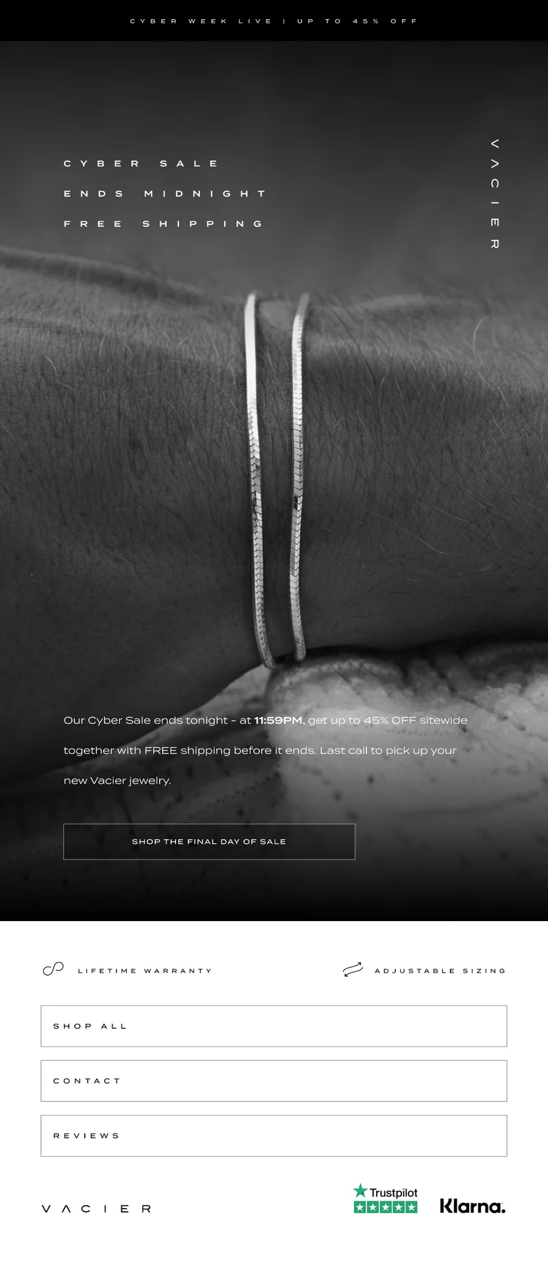 Cyber Week | Ends Midnight