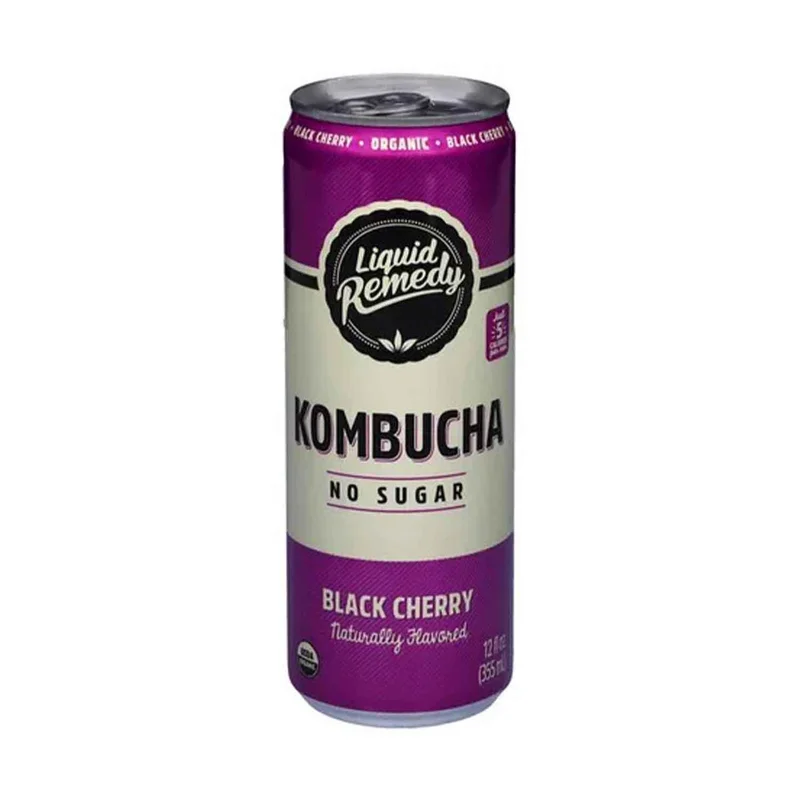 Organic Kombucha, Black Cherry, 12 Fl Oz