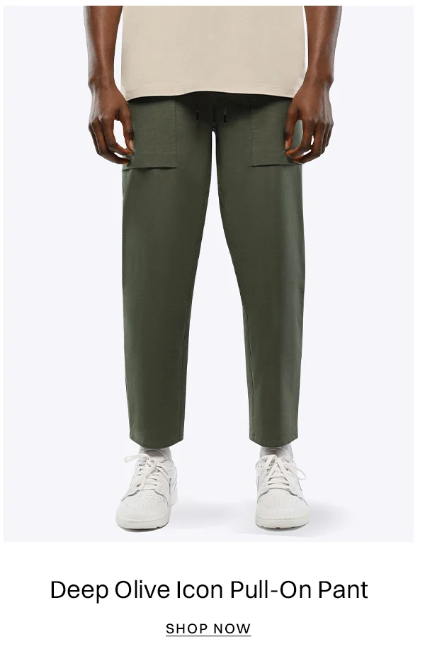 Deep Olive Icon Pull-On Pant