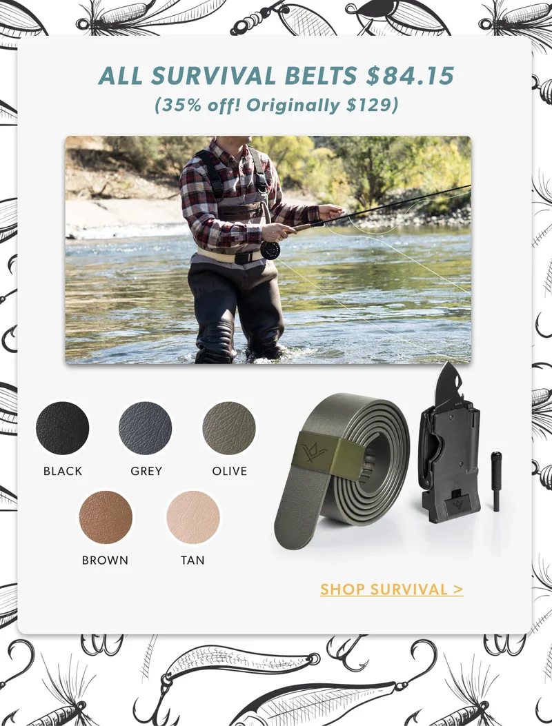 Shop Survival Belt. Now $84.15