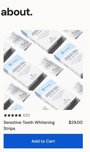Sensitive Teeth Whitening Strips [SHOP NOW]