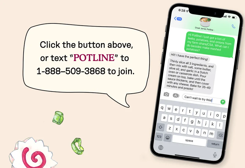 Click the button or text "potline" to join