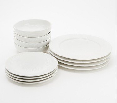 Temp-tations Woodland 12-Piece Essential Dinnerware Set