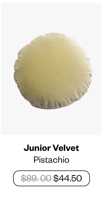 Junior Velvet Pistachio