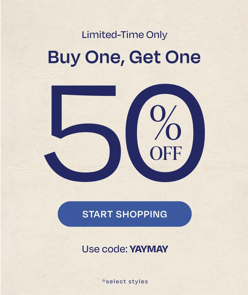 Buy One, Get One 50% Off Select Styles