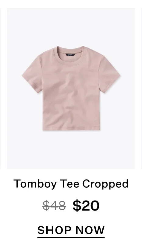 Tomboy Tee Cropped