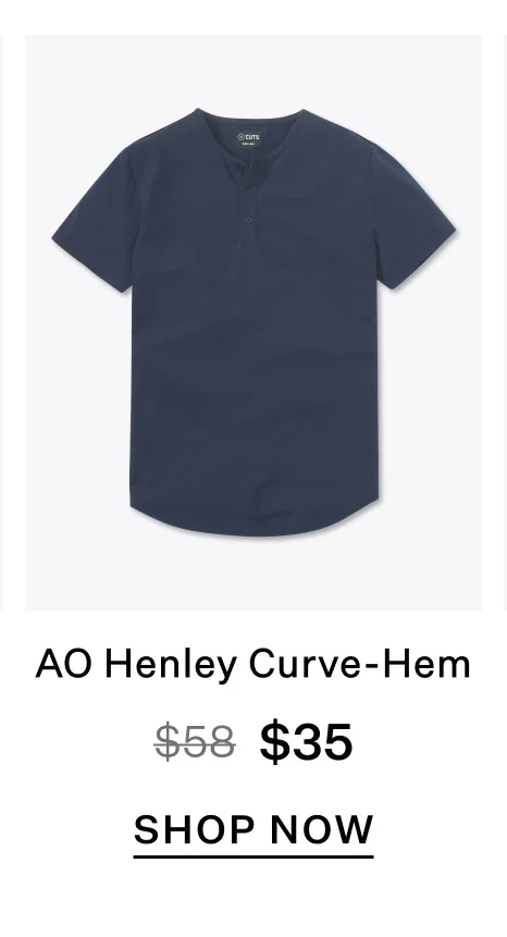 AO Henley Curve-Hem