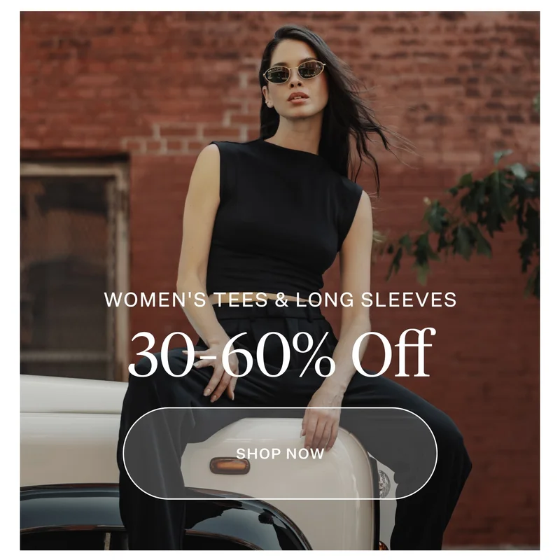 Shop Women's Tees & Long Sleeves 30-60% Off Sitewide
