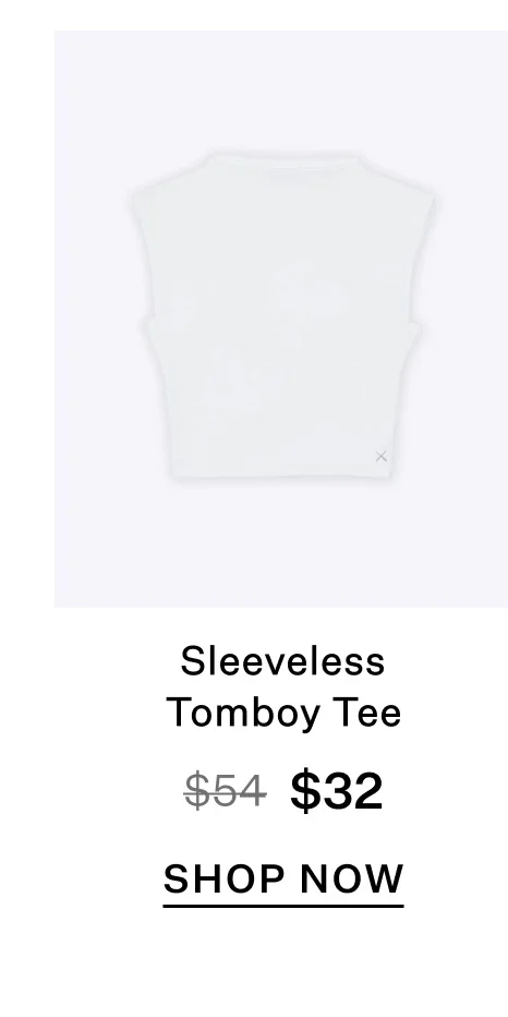 Sleeveless Tomboy Tee