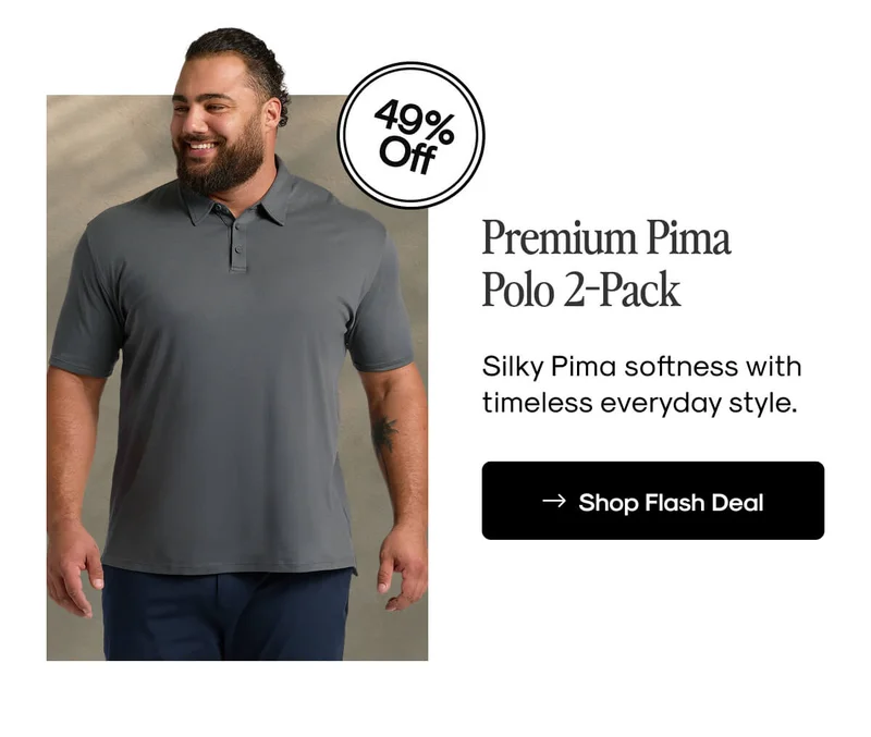 Premium Pima Polo 2 Pack