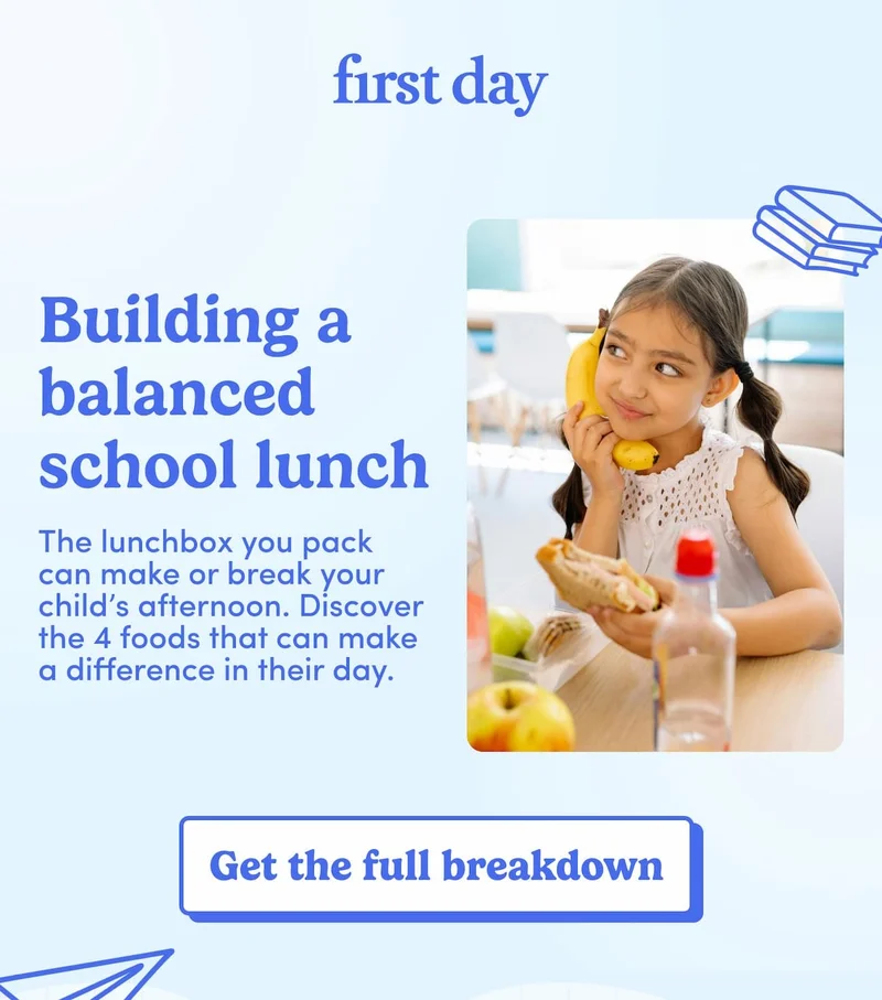 Building a balanced school lunch
