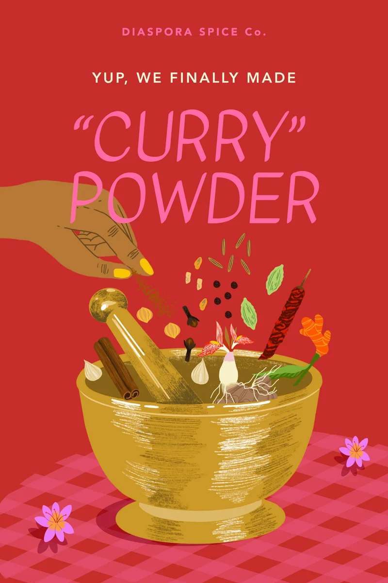 Yup, we finally made "curry" powder