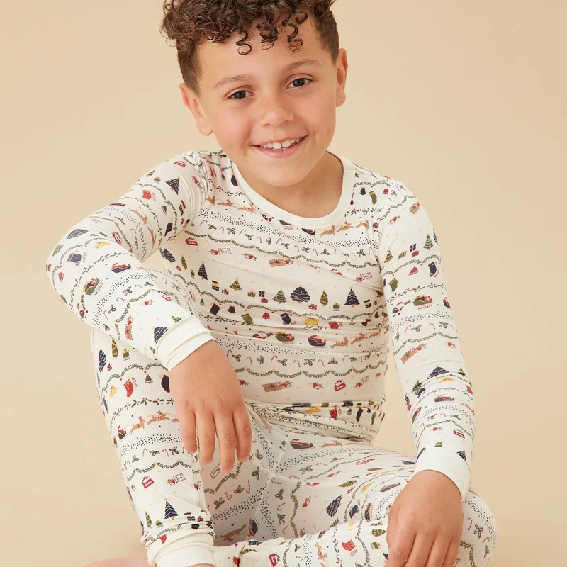 Image of Christmas Fairisle Pajama Set