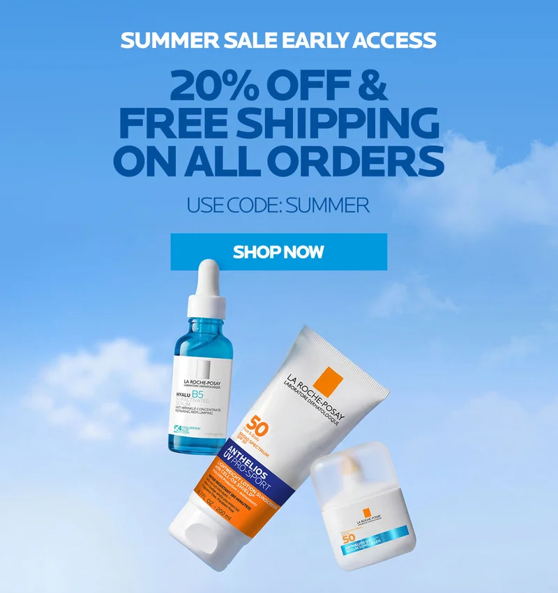20% off & free shipping on all orders with code: discount code