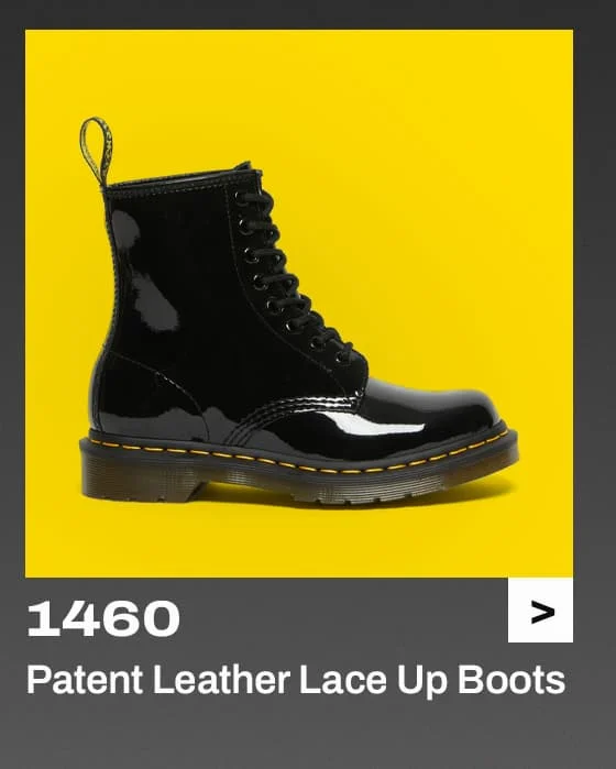 1460 Patent Leather Lace Up Boots