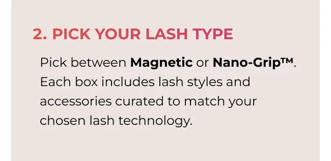 2. Pick Your Lash Type
