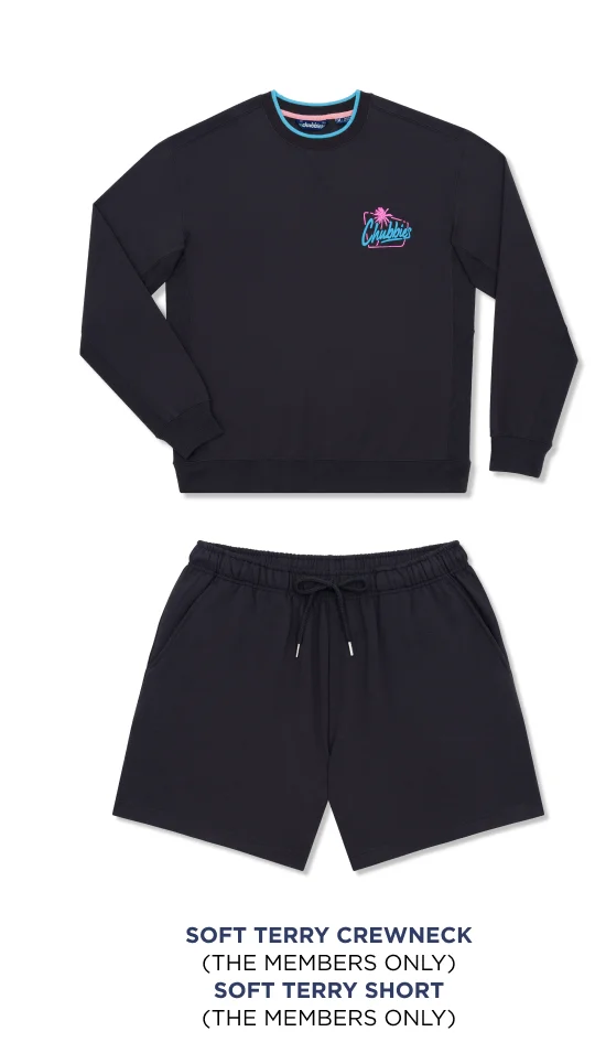 Soft Terry Crewneck & Short: The Members Only