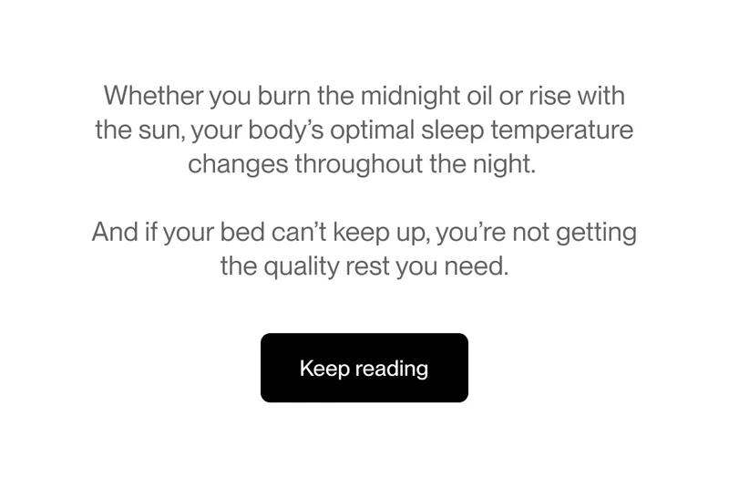 Whether you burn the midnight oil or rise with the sun, your body’s optimal sleep temperature changes throughout the night.
